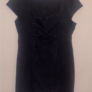 Guess Black Cap Sleeve Mini Dress